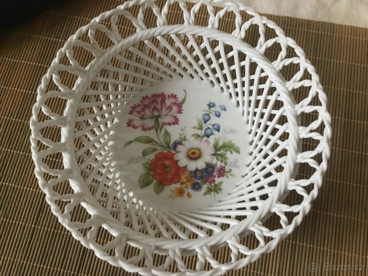 porcelánová miska s kvetinami, vice druhu - 8