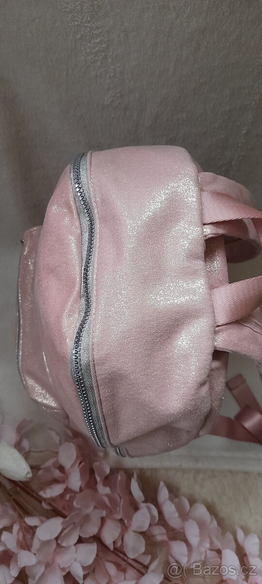 Reserved růžový třpytivý batoh - 8
