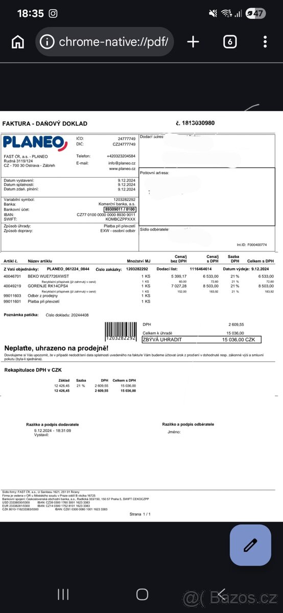 Gorenje Lednička - v záruce - 8