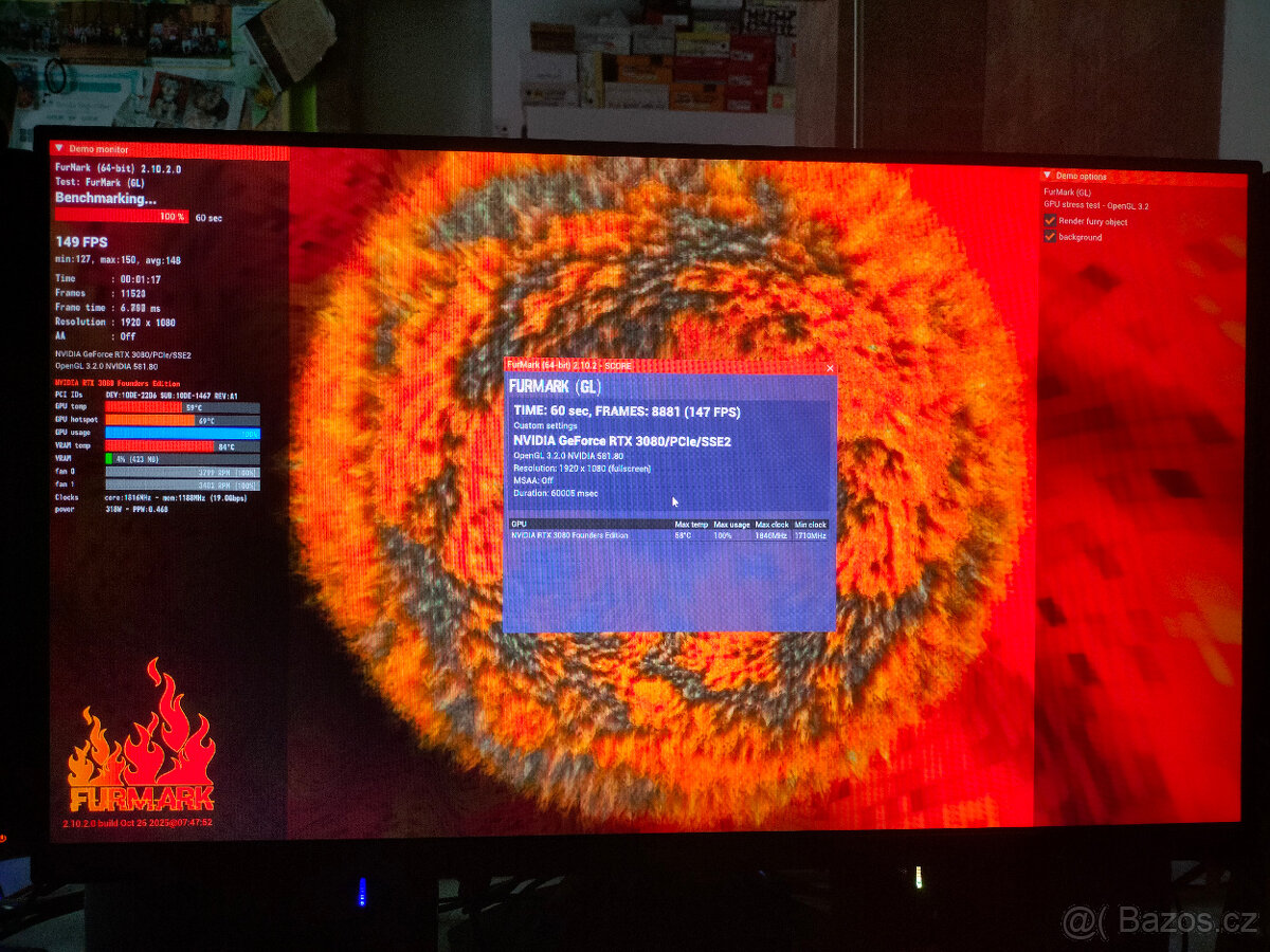 NVIDIA GeForce RTX 3080 Founders Edition 10 GB GDDR6X - 8