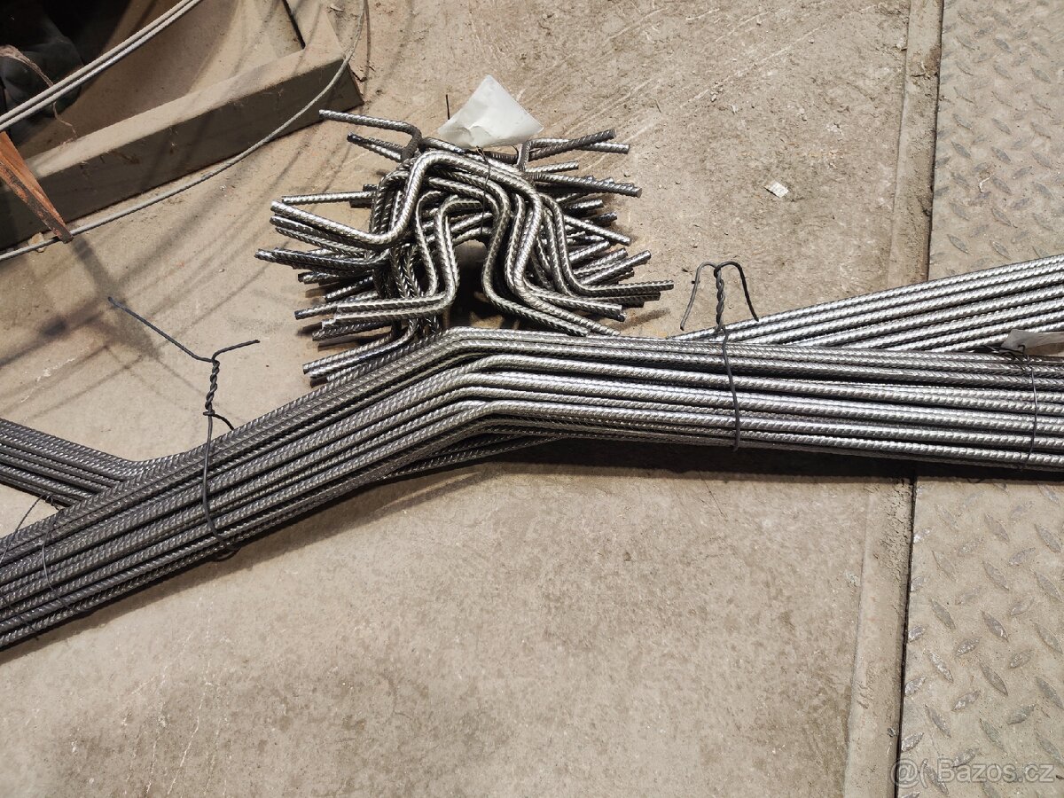 Třmínky,pruty,armo koše, betonářská ocel, výztuže, roxory - 8