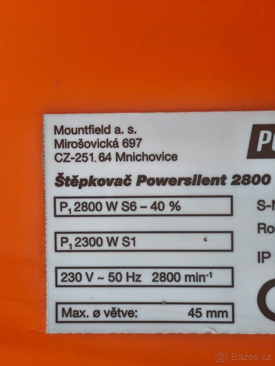 Prodám elektrický Válcový drtič Powersilent 2800 W... - 8