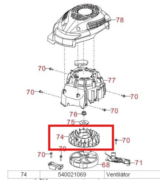 Benzínová sekačka Hecht 546 C - 8