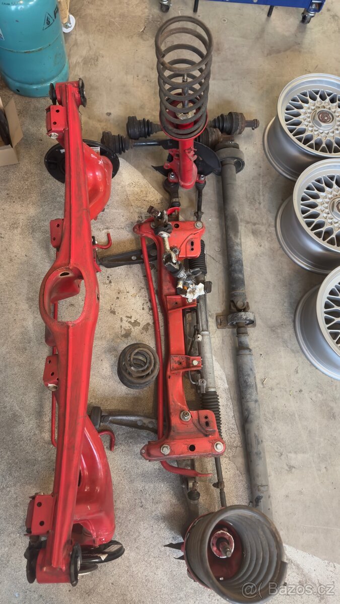 BMW e30 zadní a přední náprava - 8