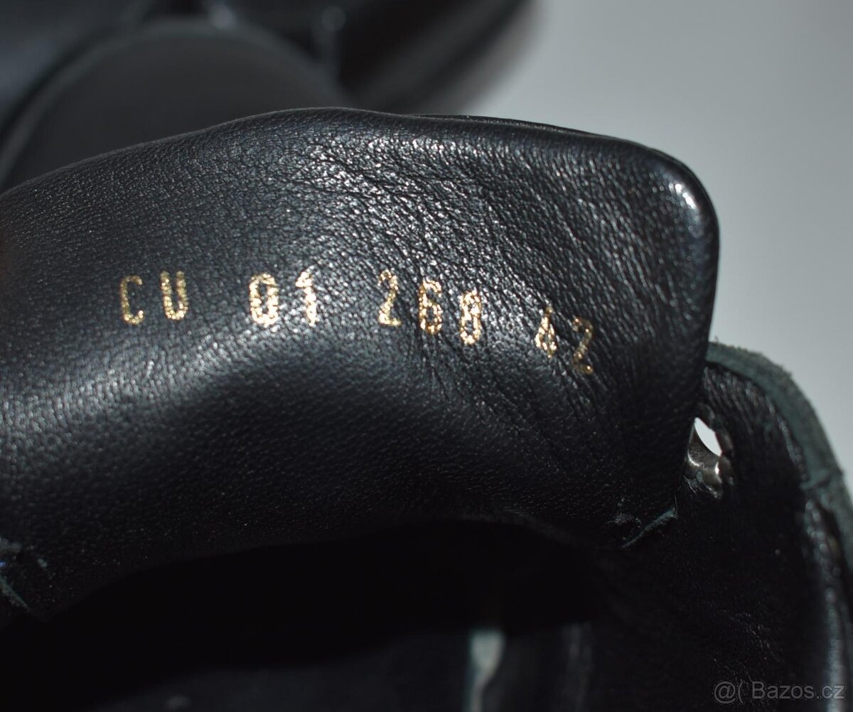 Černé kožené sneakers, zn. PRADA, vel. 42 - 8