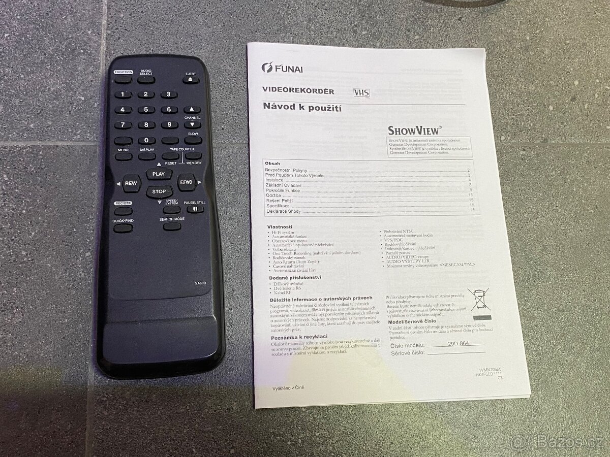 Zánovní videorekordér FUNAI 27D-860 v TOP stavu - 8