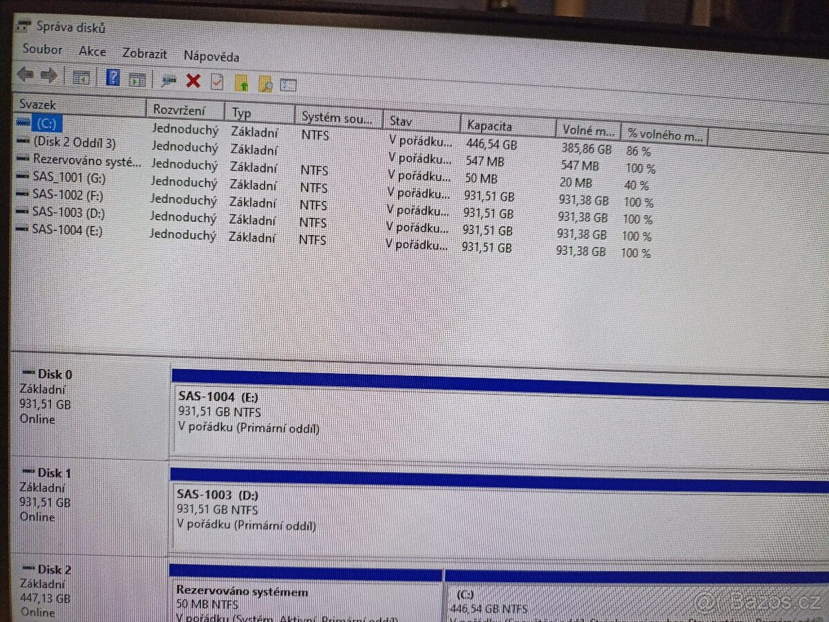 SAS/SATA řadič 12Gb/s - 8