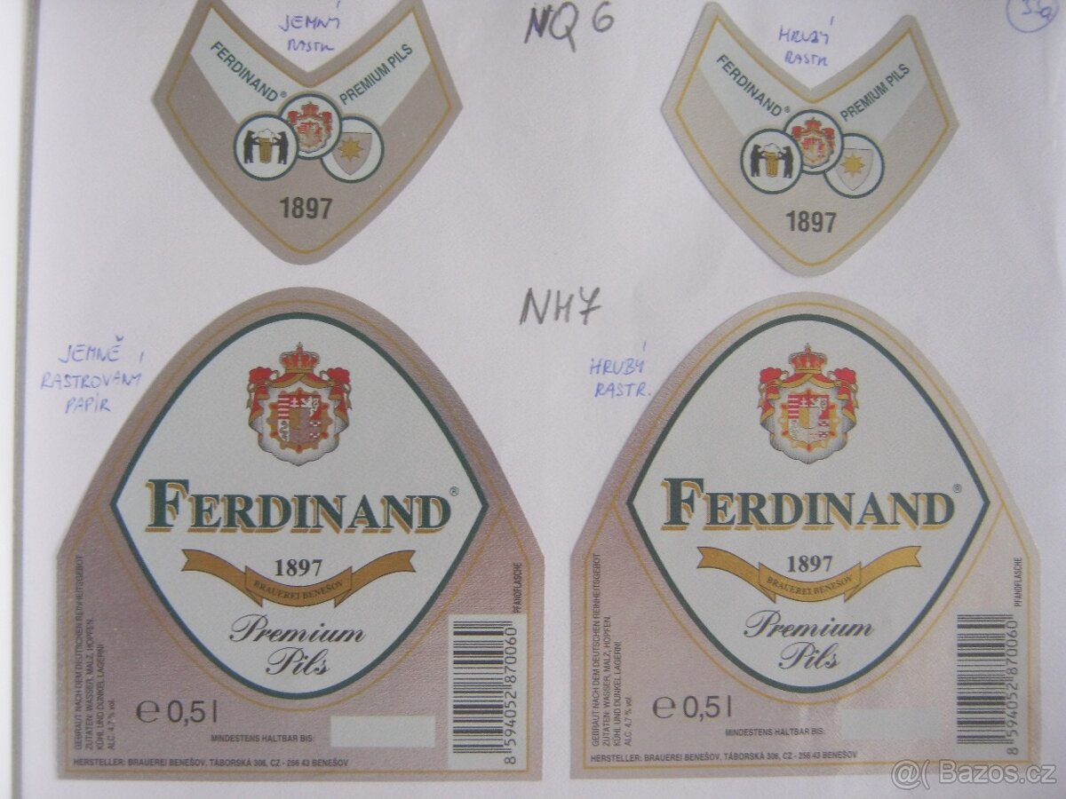152x katalogová sbírka pivní etikety Benešov 1997-2004 - 8