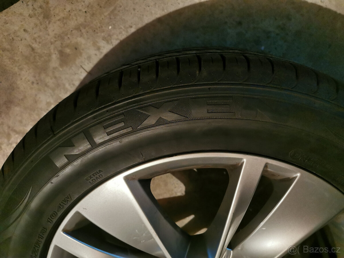 Škoda Kodiaq - orig. 18" alu s letnými pneu DOT 24 a 22 - 8