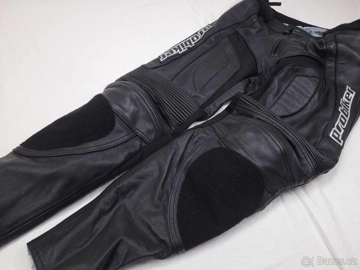 Probiker PRX Black pánska kožená kombinéza na moto 52 L - 8