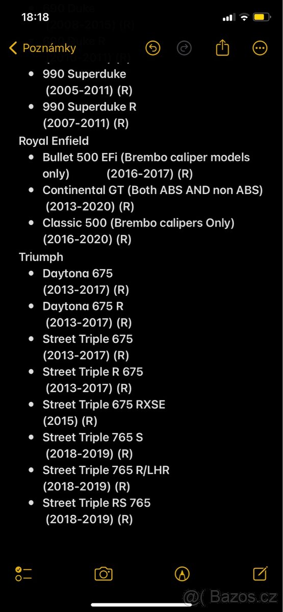 Brzdové destičky - 8