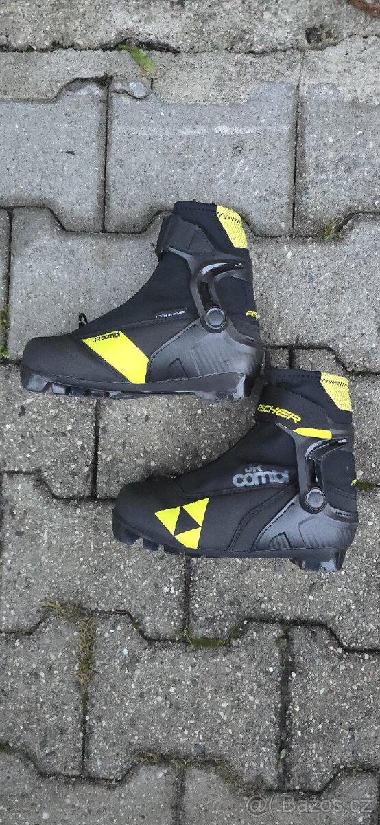 Závodní dětské běžky Fischer Twin Skin Race + boty Fischer - 8