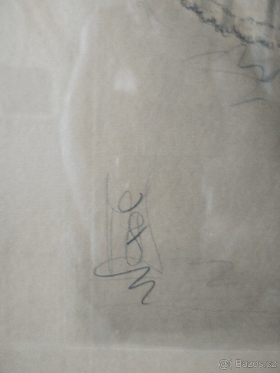 obraz DÍVKA V KROJI, sign. Jaroslav Štika - 8