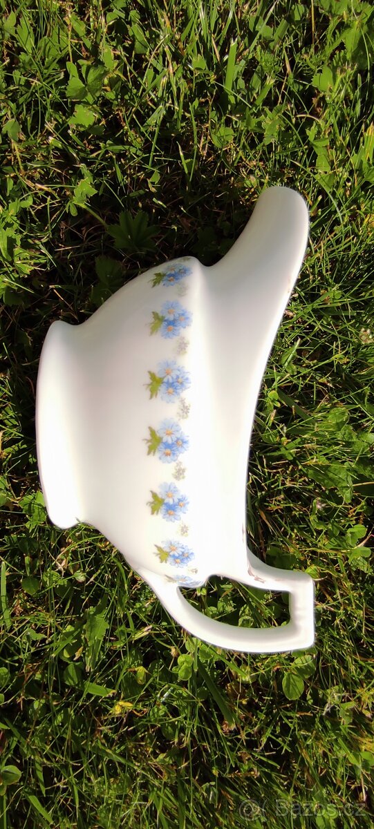 Retro porcelánová mísa, podnos, polévkovou mísu - 8