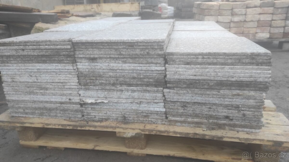 Kamenná dlažba, žulová dlažba, žulový obklad, 29,5 m2 - 8