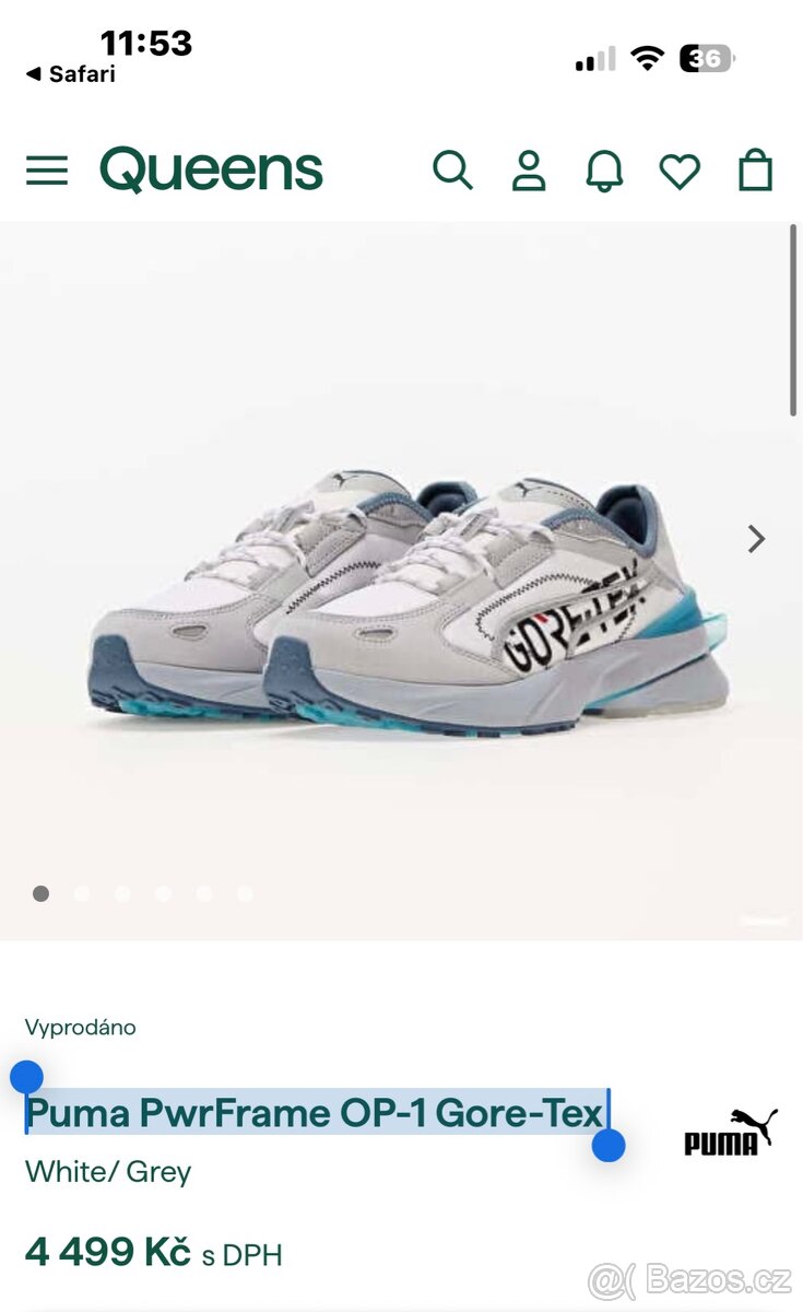 Boty Puma Gore-Tex PwrFrame OP-1 42(27cm) - 8