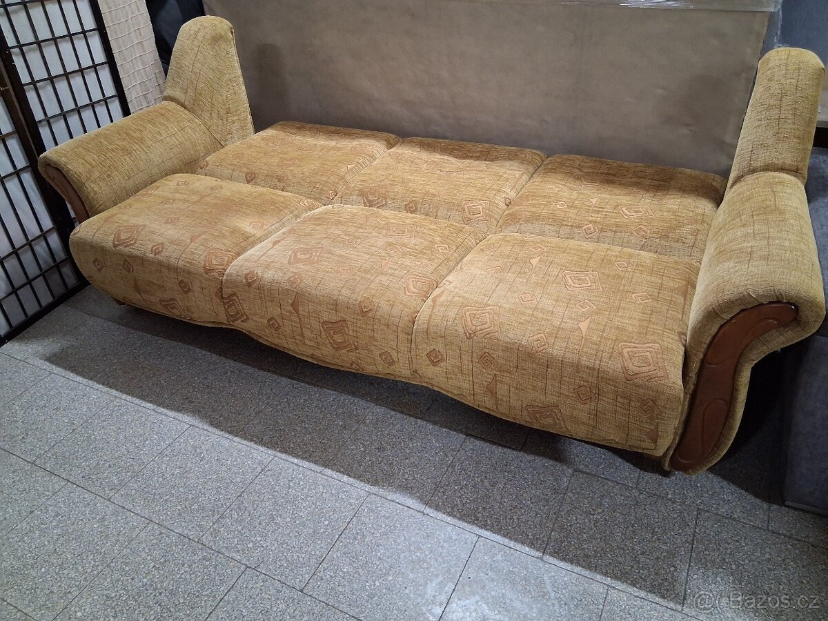 Sedaci souprava 3+1+1 rozkládací - 8