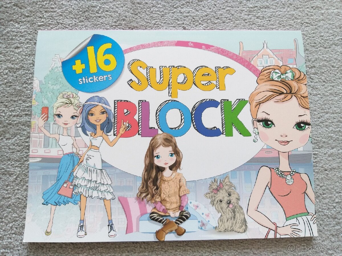 Omalovánky se samolepkami - 8