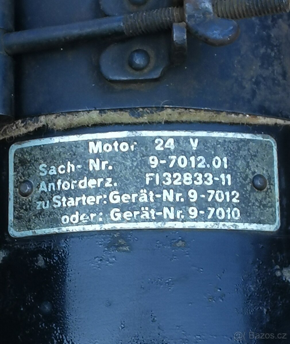 startér let. motoru Luftwaffe, Fl 32833-11, WW2 - 8