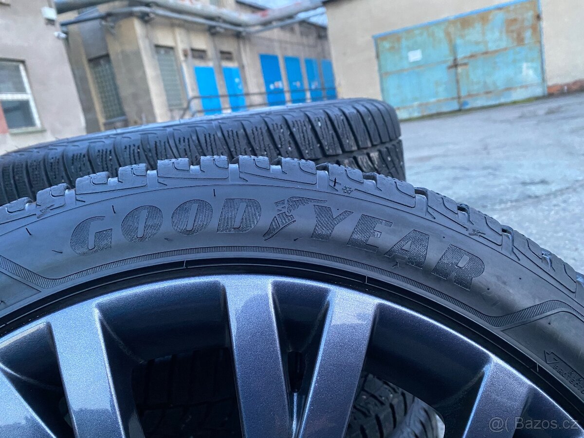 Alu kola Škoda Antares 5x112 r18,zimní pneumatiky 235/45 r18 - 8