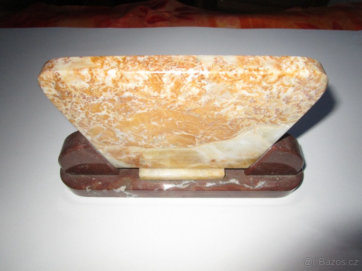 Mramorový kalamář, těžítko - 8