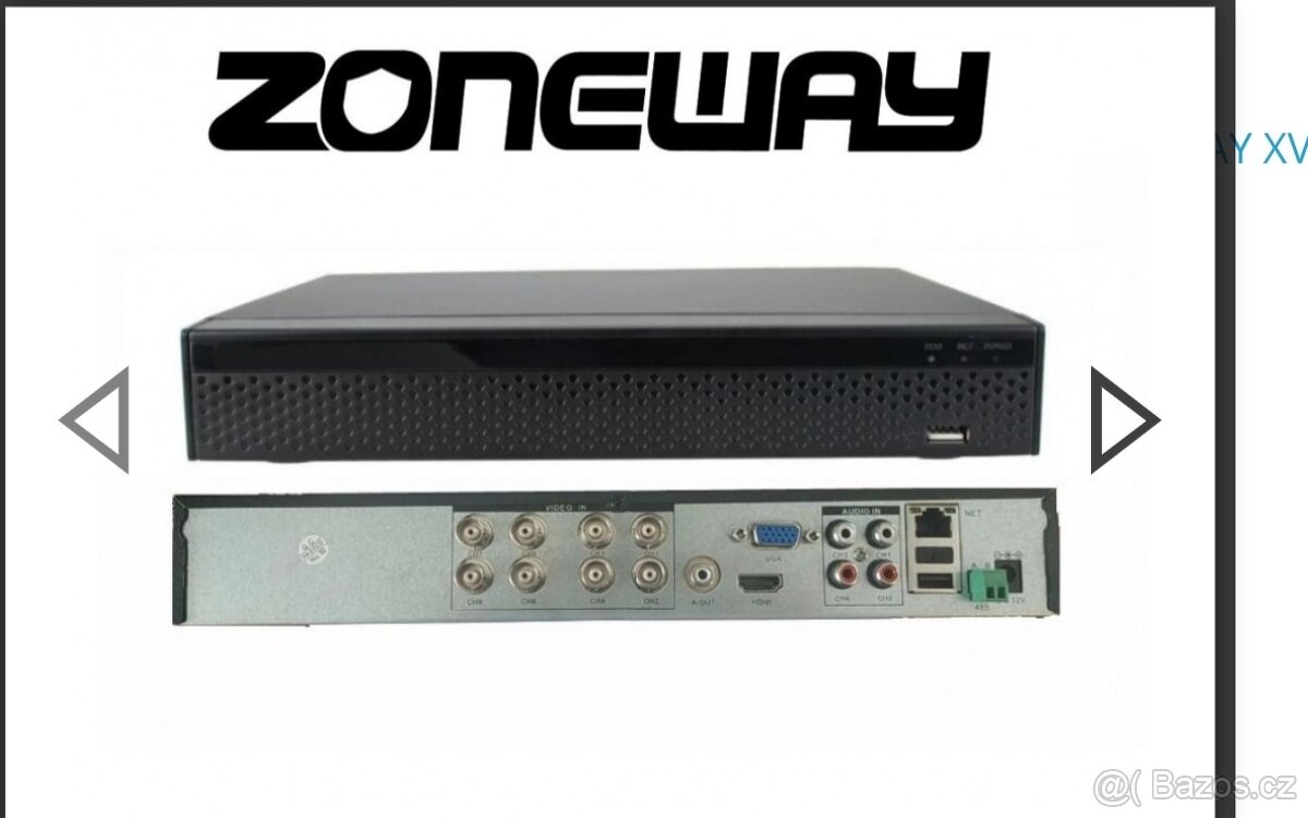 Kamerový systém - rekordér Zonevay 3108 - 8