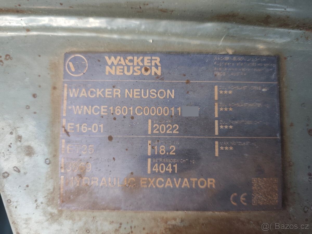 Pásový bagr Wacker Neuson ET 35 VDS - 8