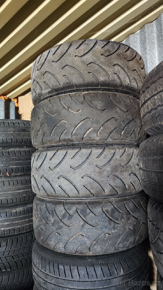 ALU 4x100 R15 + semislicky - 8