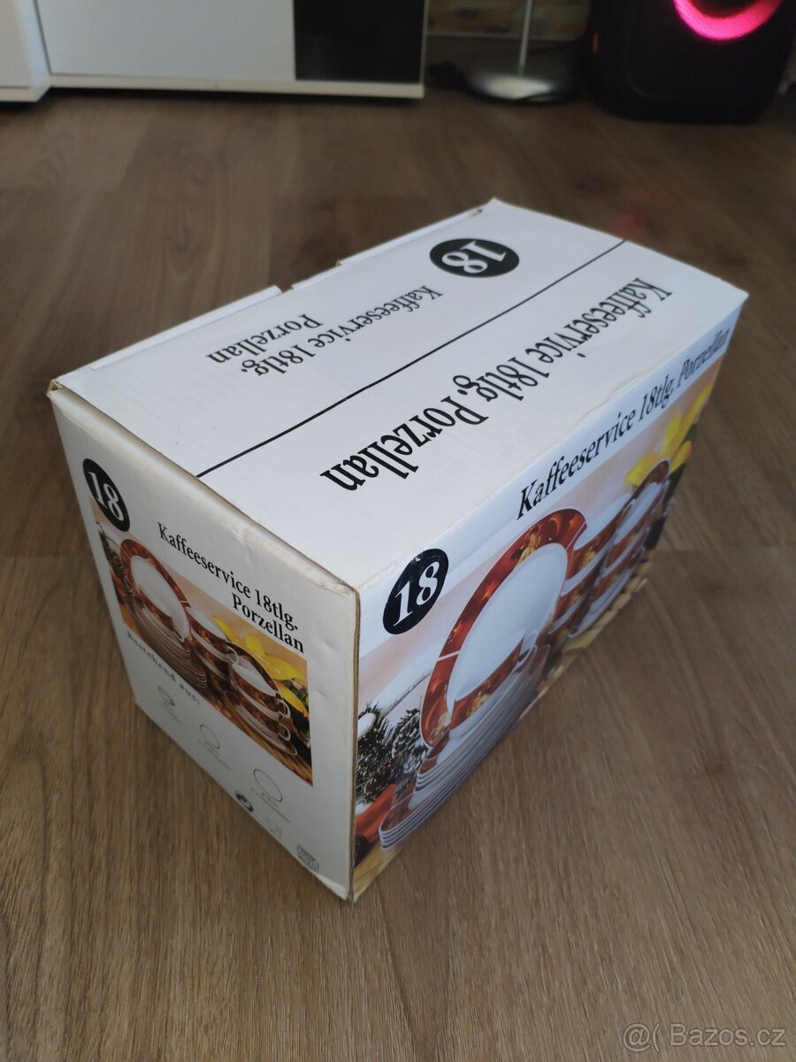 Nový vánoční porcelánový servis 18 kusů slavnostní - 8