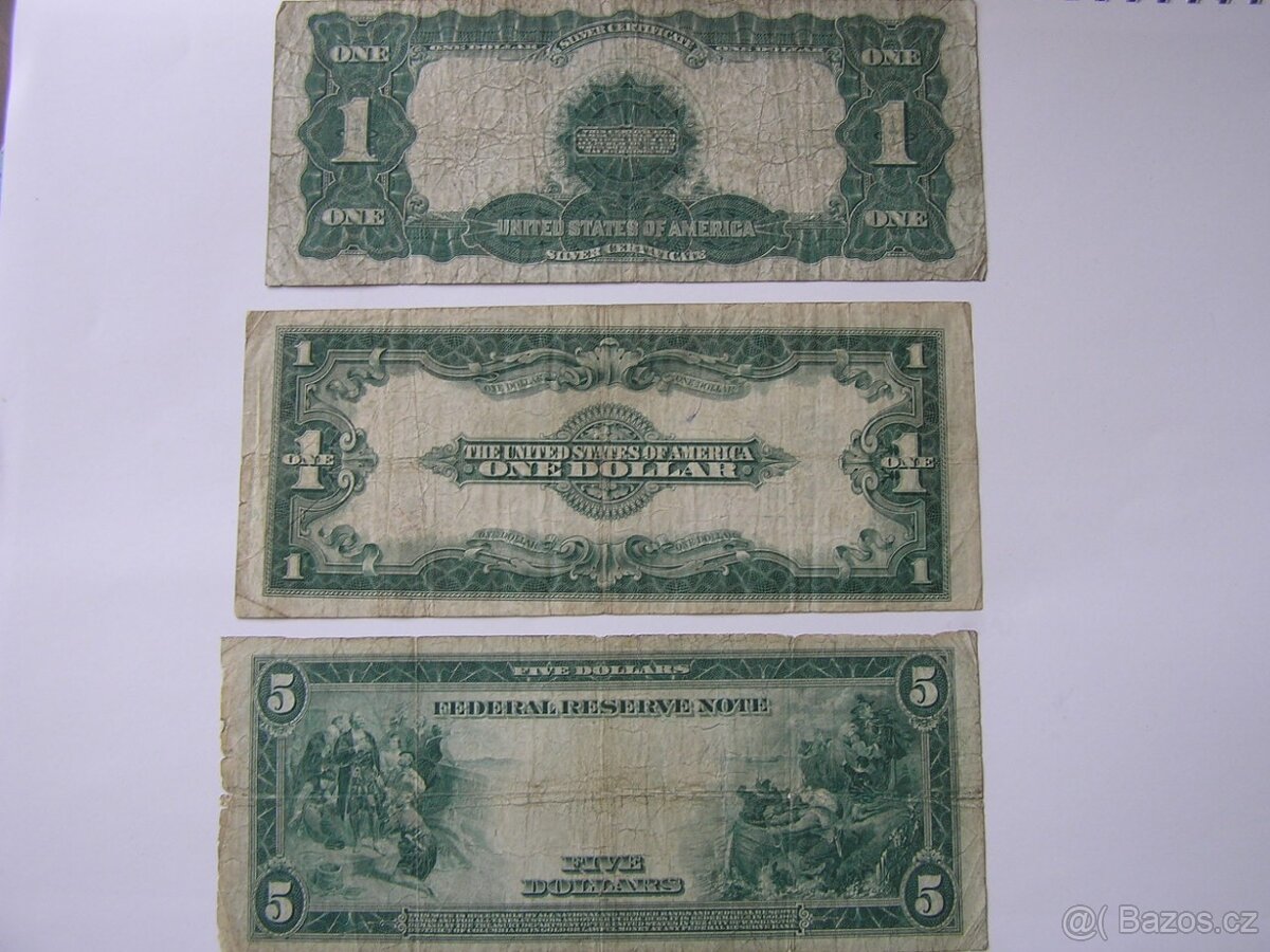 VZÁCNE USA DOLÁRE-SILVER CERTIFICATE_VELKÉ - 8