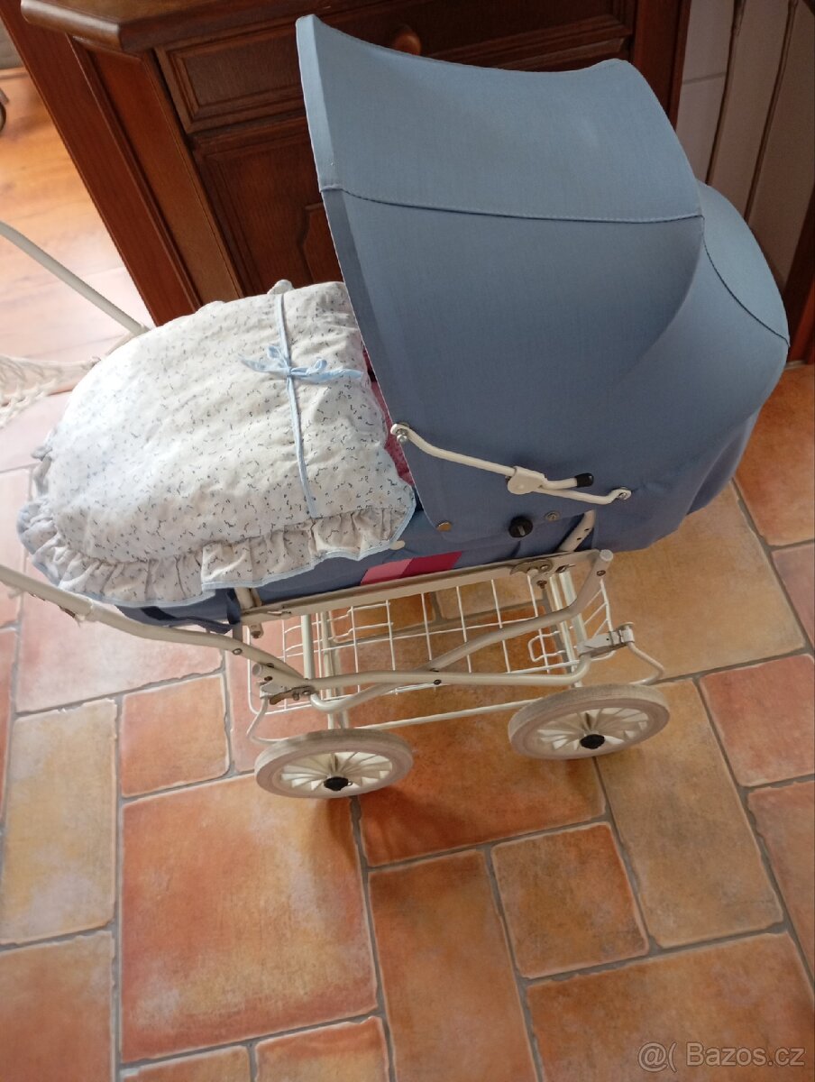 Retro kočárek Zekiwa pro panenky - 8