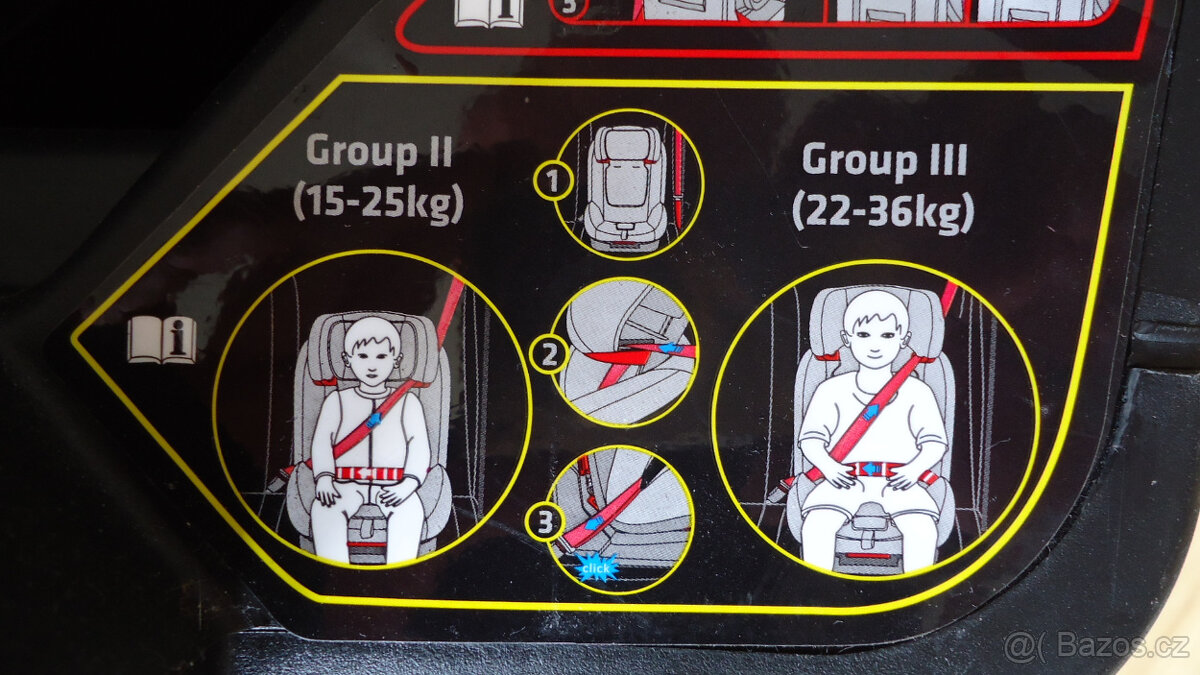 Autosedačka Kappa 9 až 36 kg - 8