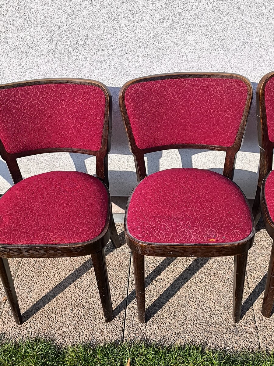 Prodám dřevěné jídelní židle THONET - 8