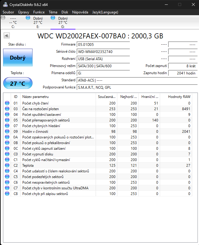 Pevné disky HDD Western Digital Black, 2TB, 750GB - 8