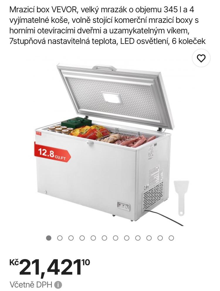 Pultový mrazák 345l - 8