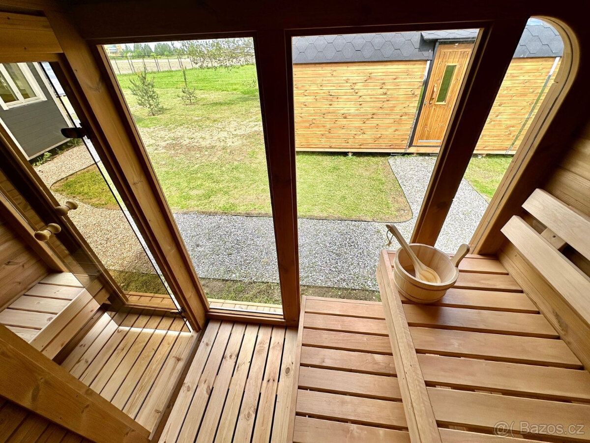 Sauna, venkovní finská sauna Marivox - 8