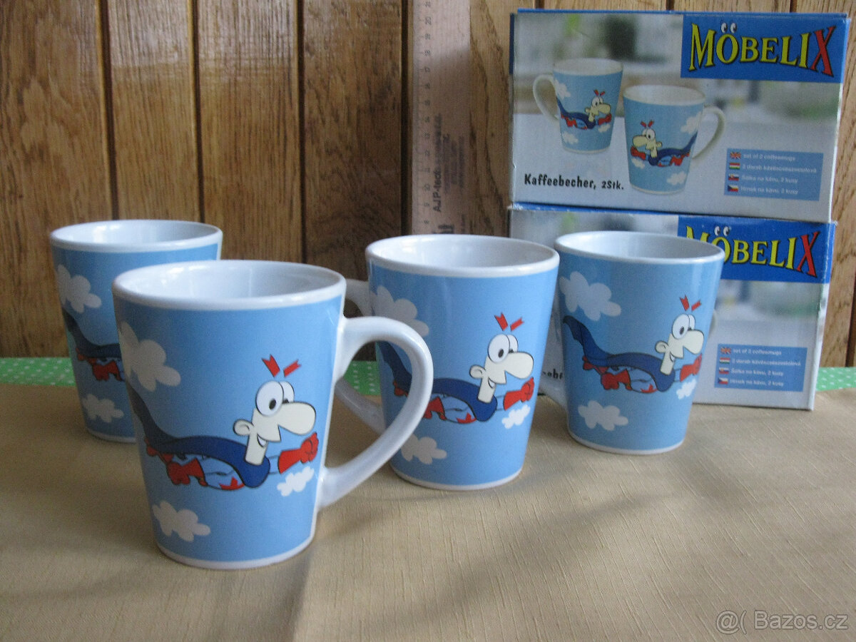 Na chalupu Čajová souprava, 2 x etažer,talíře tří grácie,kon - 8