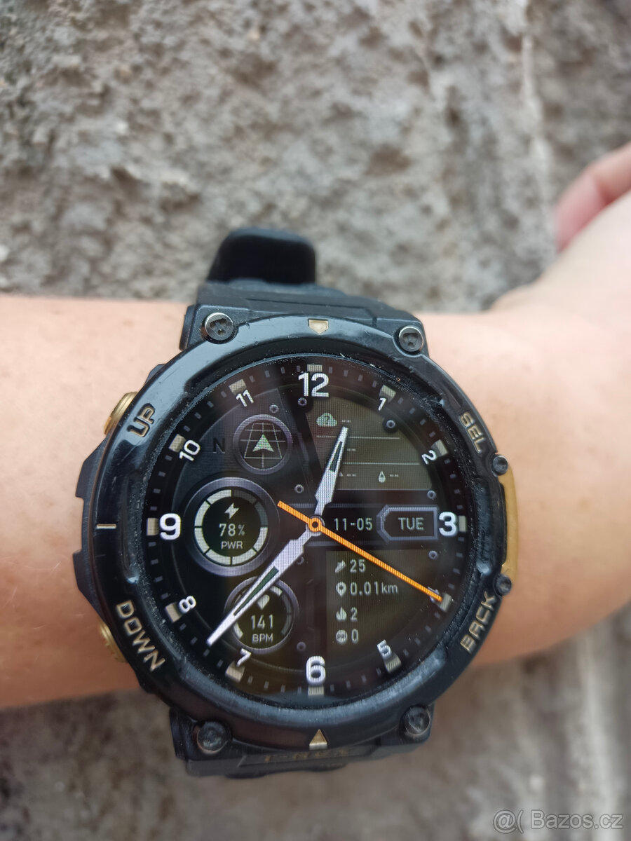 Chytré hodinky Amazfit T-Rex 2 A2170, originál nabíječka - 8