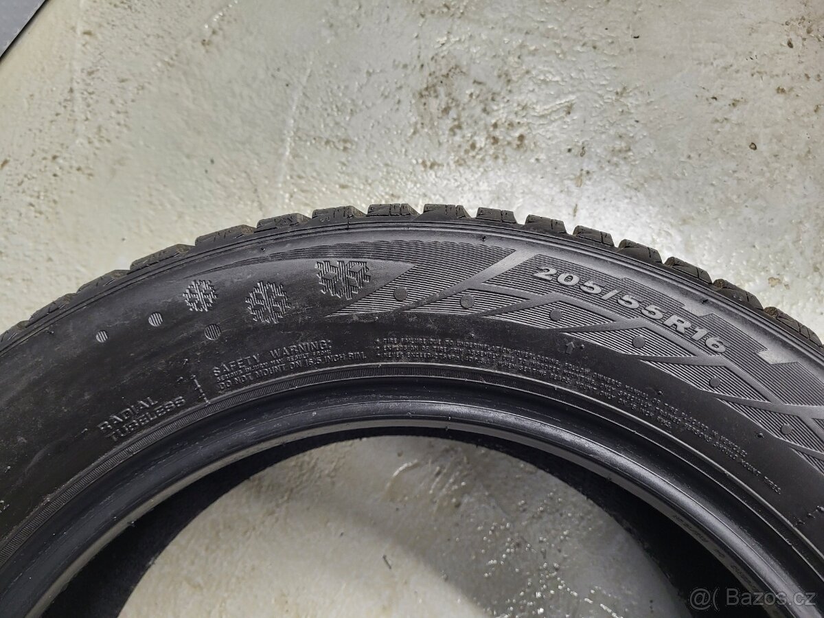 4x 205/55R16 Nexen Zánovní zimní pneu - 8