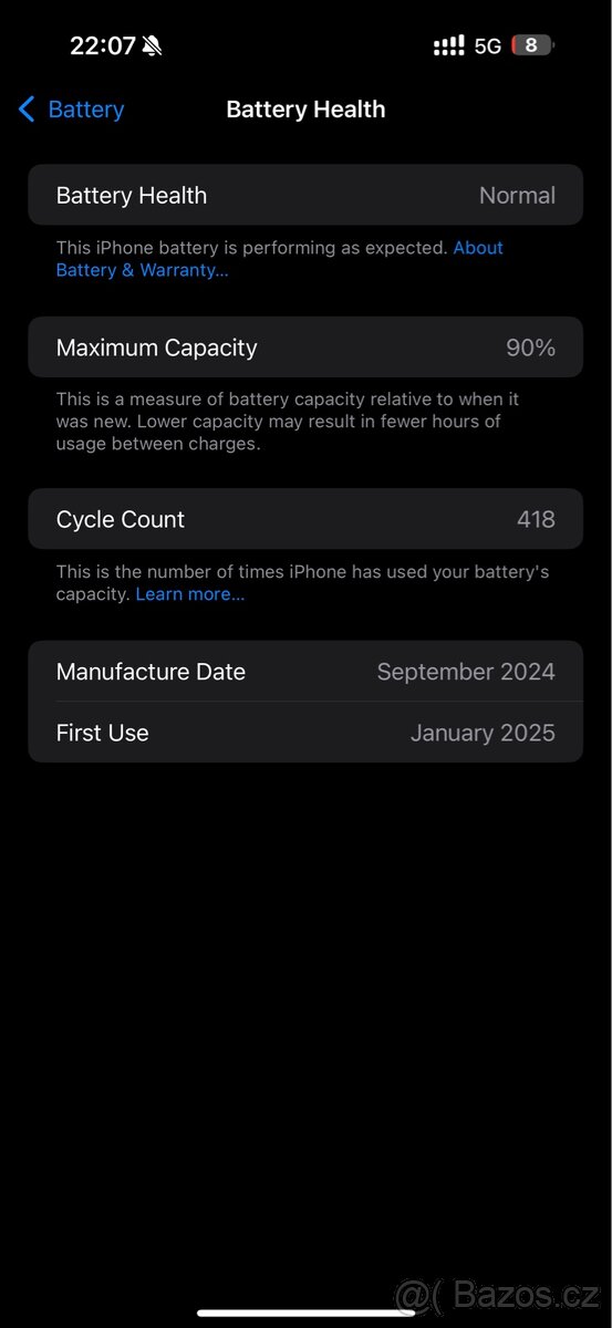 iPhone 16 Pro Max 512GB. Ideálni stav - 8