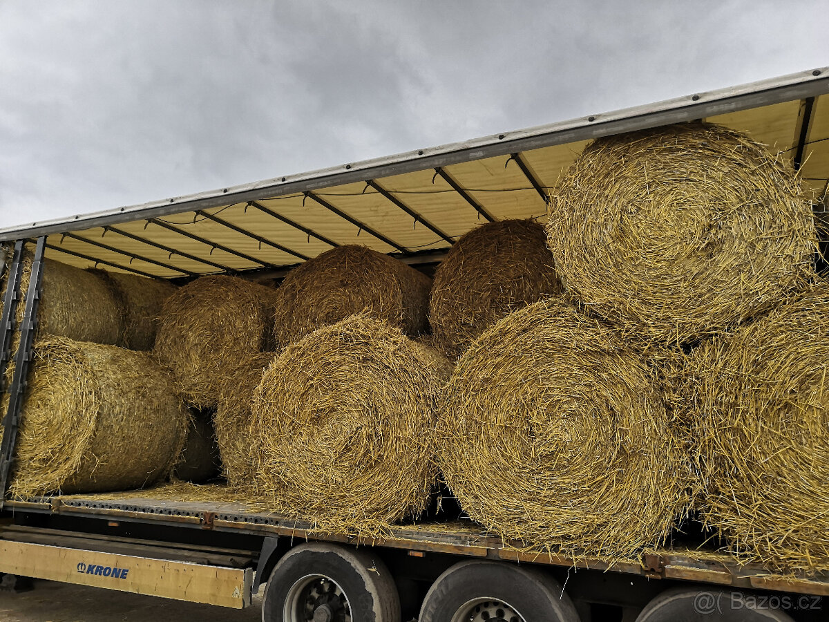 Prodám balíky sena a senáže, kamionem rozvezem po ČR. v ceně - 8