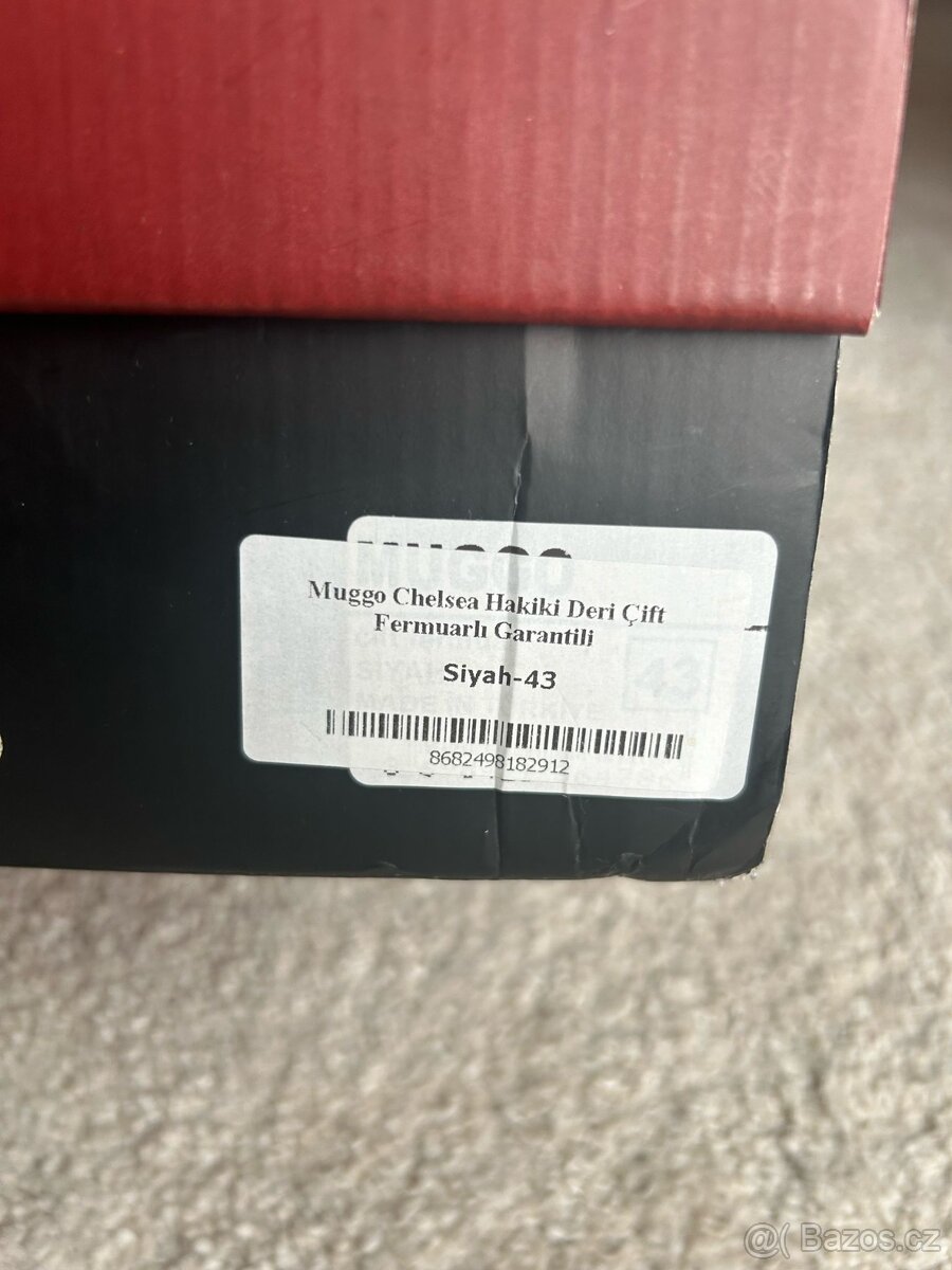 Pánské kožené zimní boty (vel. 45) - 8