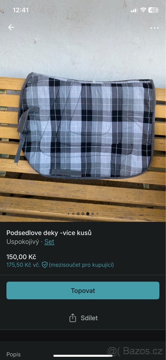 Podsedlové dečky více kusů - 8
