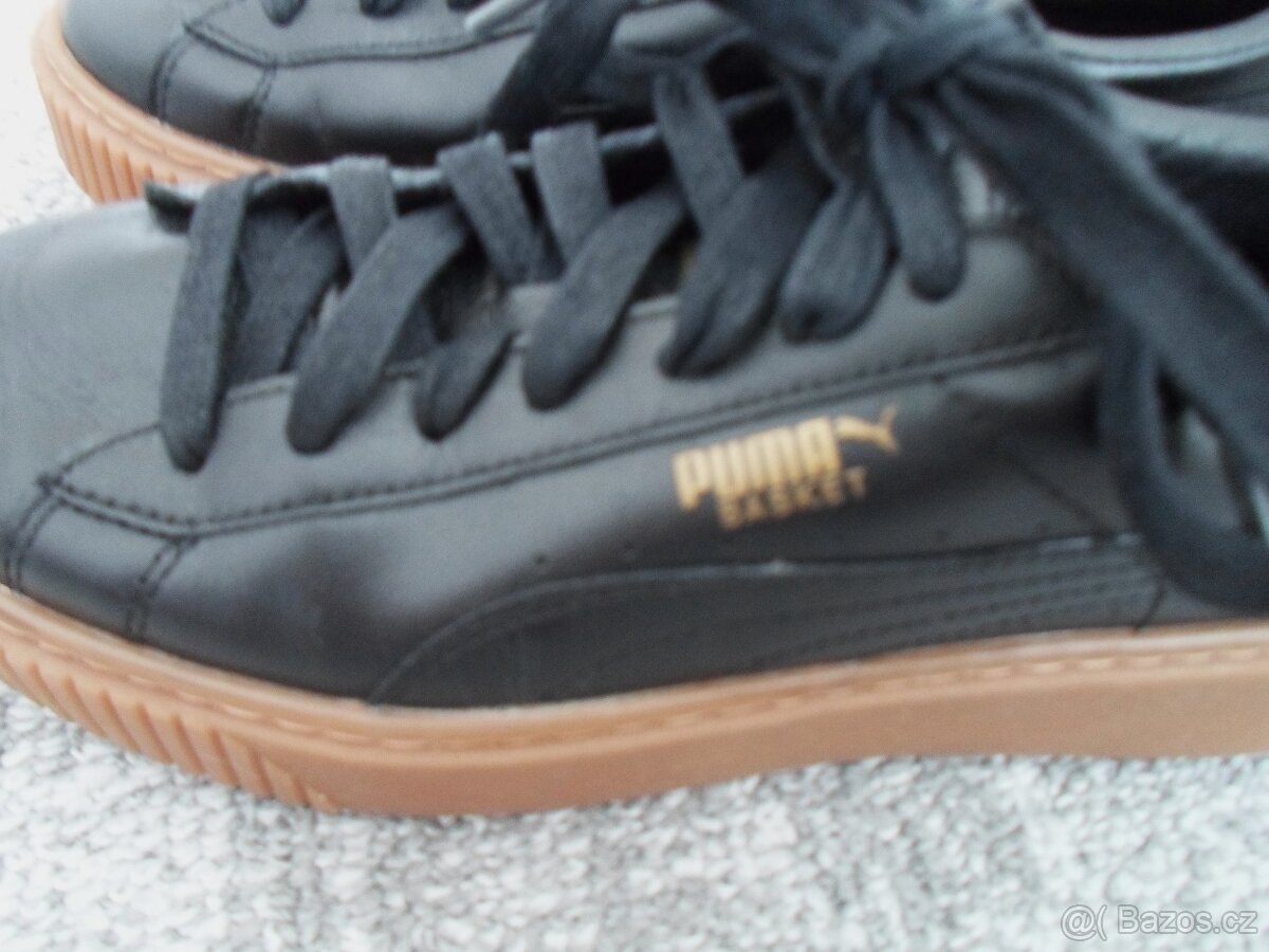 Černé boty tenisky botasky Puma - 39 - 8