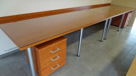 Kancelářský stůl 470 x 110 cm s 2 kontejnery - 8