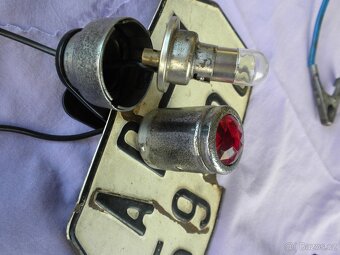 JAWA předválečná všechny modely zadní světlo plechové - 8