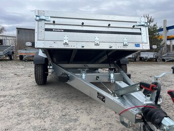 Přívěsný vozík, sklopný, nájezd 1300 kg - 8