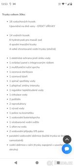 Hydromasážní vana Carmen pravá s ohřívačem vody - 8