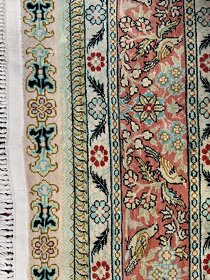 luxusní Perský koberec hedvabi na hedvábí HEREKE 150x78 - 8