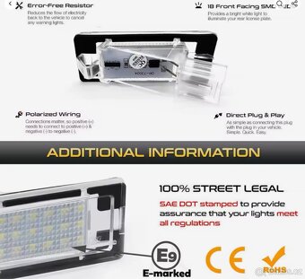 LED podsvetleni SPZ Renault - 8